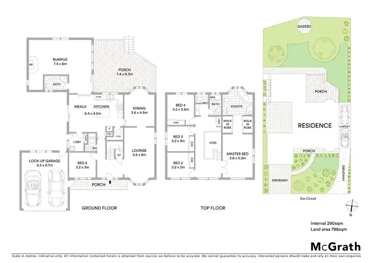 Floorplan of Homely house listing, 47 Zox Circuit, Calwell ACT 2905