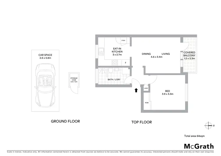 Floorplan of Homely unit listing, 6/154 Flood Street, Leichhardt NSW 2040