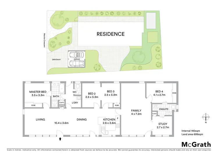 Floorplan of Homely house listing, 21 Mackie Crescent, Stirling ACT 2611