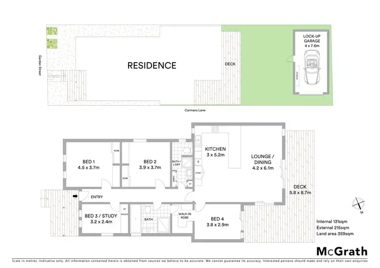 Floorplan of Homely house listing, 184 Garden Street, Geelong VIC 3220