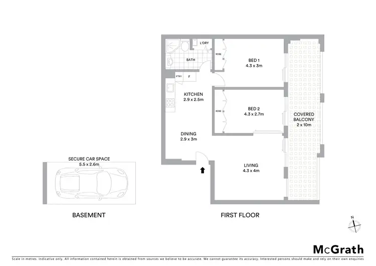 Floorplan of Homely apartment listing, 3/199 Bourke Street, Darlinghurst NSW 2010