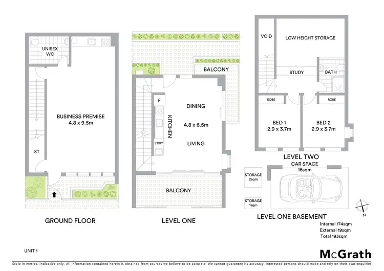 Floorplan of Homely apartment listing, 1/481 Willoughby Road, Willoughby NSW 2068