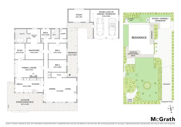 Floorplan of Homely house listing, 11 Evergreen Circle, Wentworth Falls NSW 2782