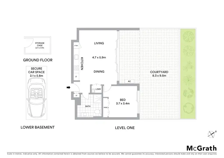 Floorplan of Homely apartment listing, 102/50 Gordon Crescent, Lane Cove NSW 2066