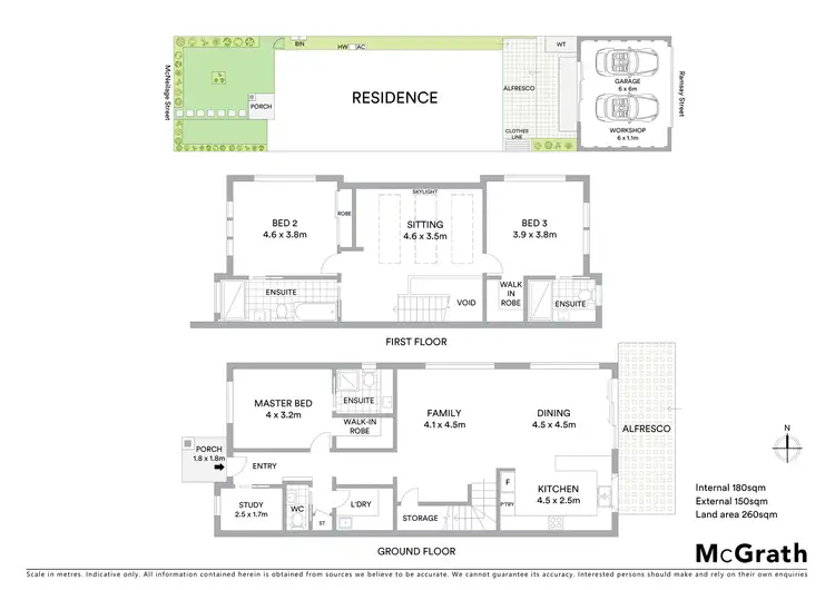 Floorplan of Homely townhouse listing, 16A McNeilage Street, Spotswood VIC 3015