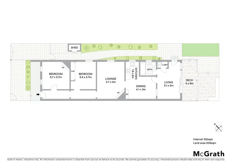 Floorplan of Homely house listing, 10 Swain Street, Sydenham NSW 2044