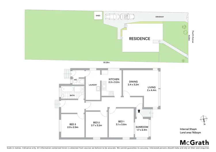 Floorplan of Homely house listing, 22 Fourth Avenue, Condell Park NSW 2200