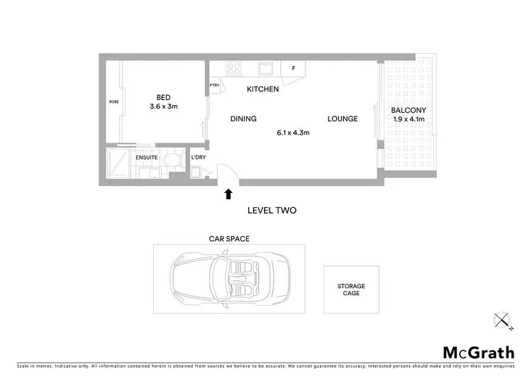 Floorplan of Homely apartment listing, 216/163 Fitzroy Street, St Kilda VIC 3182