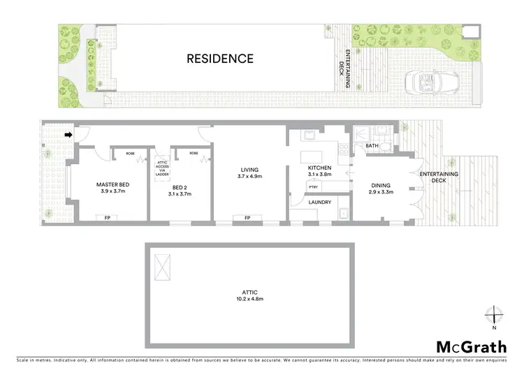 Floorplan of Homely house listing, 6 Oxley Street, Naremburn NSW 2065