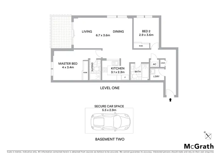 Floorplan of Homely apartment listing, 6310/6 Porter Street, Ryde NSW 2112