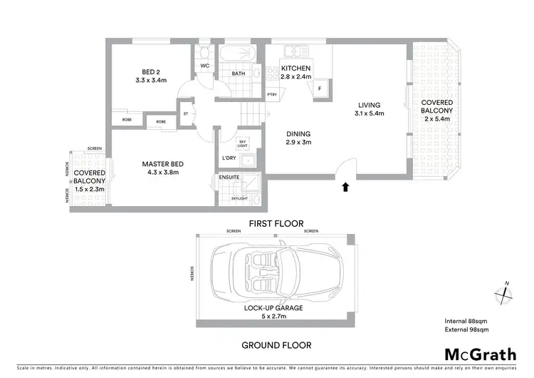 Floorplan of Homely unit listing, 3/15 Sobraon Street, Sunrise Beach QLD 4567