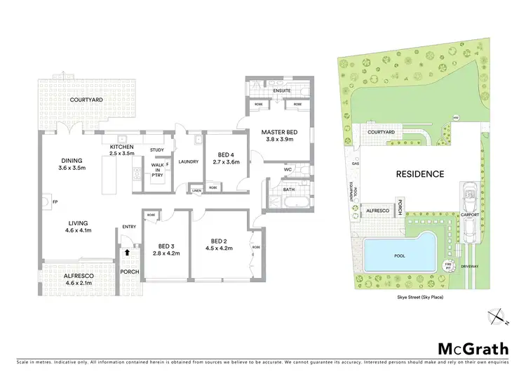 Floorplan of Homely house listing, 3 Skye Street, Kenmore QLD 4069
