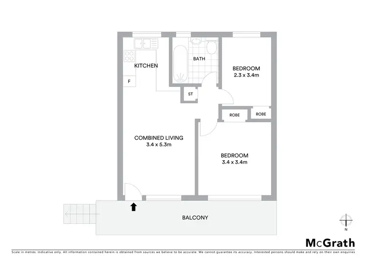 Floorplan of Homely apartment listing, 6/7 Coast Avenue, Cronulla NSW 2230