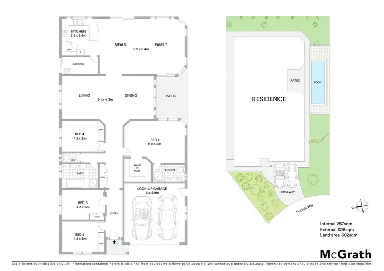 Floorplan of Homely house listing, 5 Fuchsia Way, Hamlyn Terrace NSW 2259