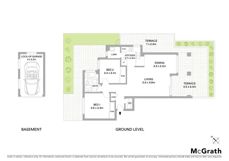 Floorplan of Homely apartment listing, 3/7 Searl Road, Cronulla NSW 2230
