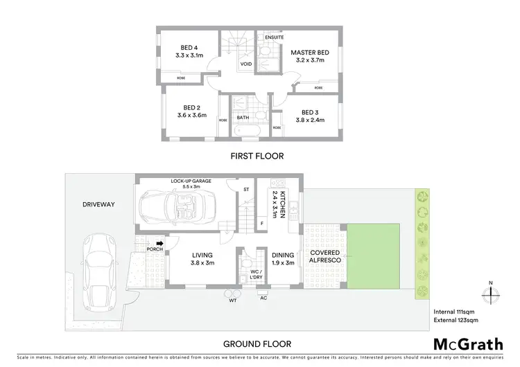 Floorplan of Homely townhouse listing, 4/46 Earle Street, Doonside NSW 2767