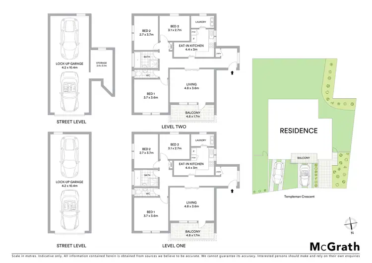 Floorplan of Homely block of units listing, 2 Templeman Crescent, Hillsdale NSW 2036