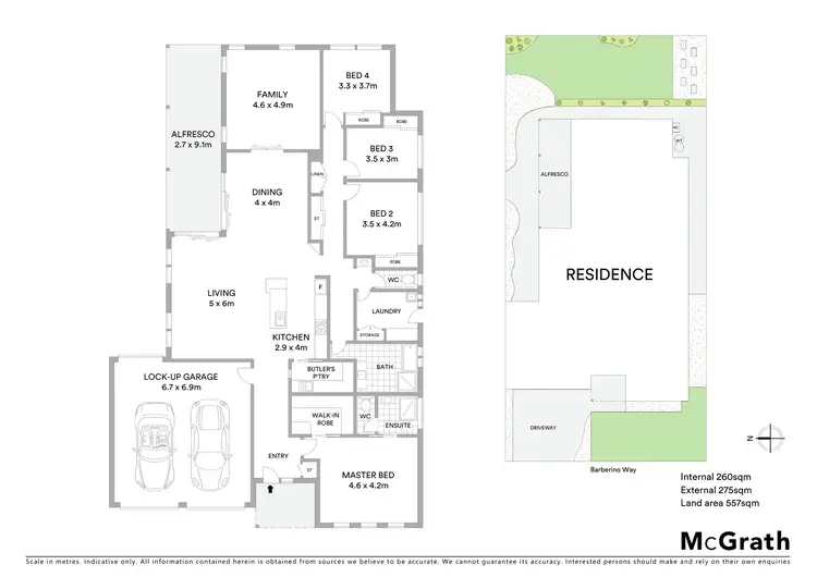 Floorplan of Homely house listing, 21 Barberino Way, Leopold VIC 3224
