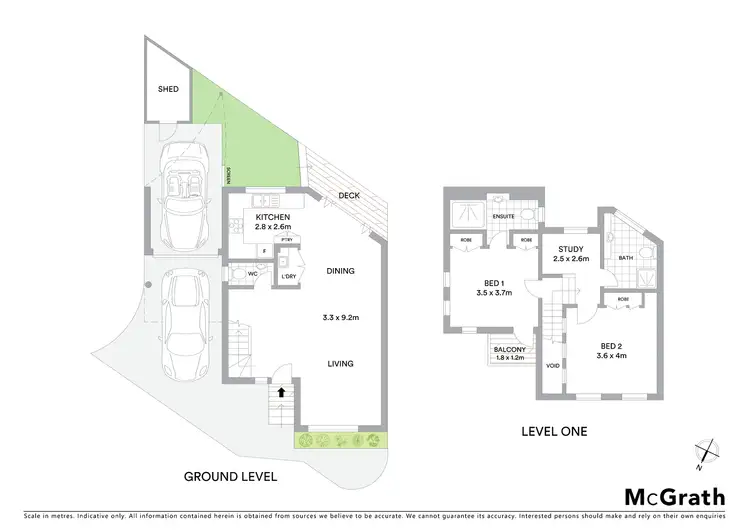 Floorplan of Homely townhouse listing, 2/246 Barkly Street, St Kilda VIC 3182