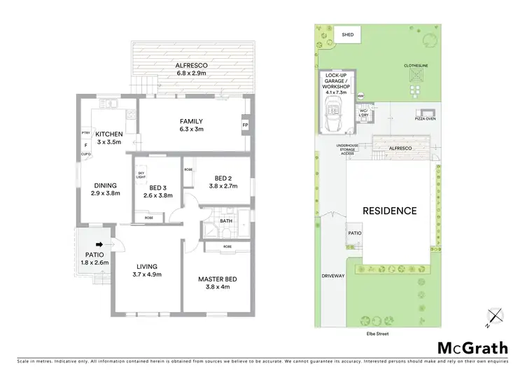 Floorplan of Homely house listing, 13 Elbe Street, Seven Hills NSW 2147