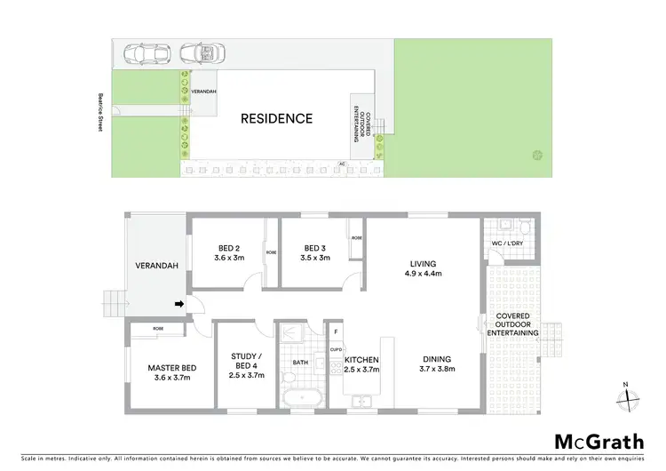 Floorplan of Homely house listing, 50 Beatrice Street, Bass Hill NSW 2197