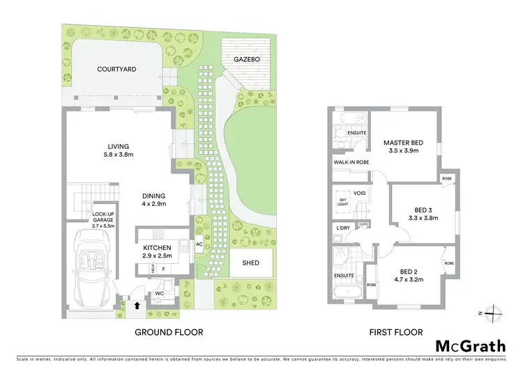 Floorplan of Homely townhouse listing, 5/1A Nook Avenue, Neutral Bay NSW 2089