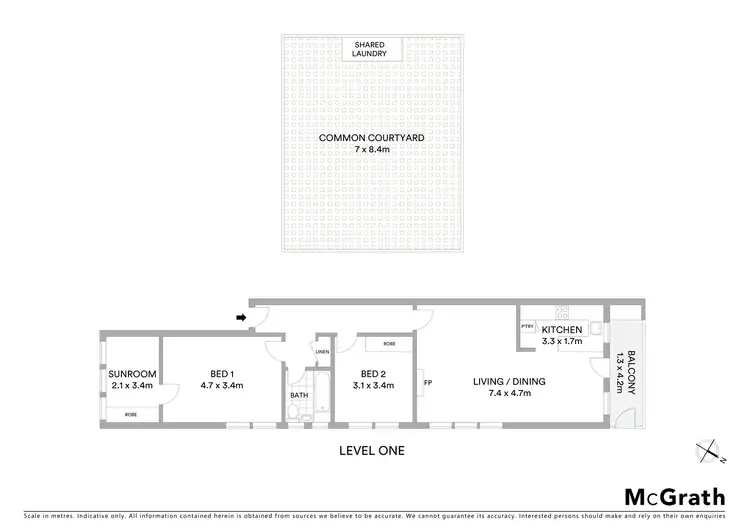 Floorplan of Homely apartment listing, 5/13 Victoria Parade, Manly NSW 2095