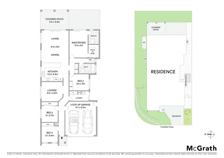 Floorplan of Homely house listing, 5 Coolibah Close, Springfield Lakes QLD 4300