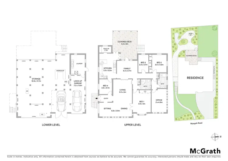Floorplan of Homely house listing, 26 Myagah Road, Ashgrove QLD 4060