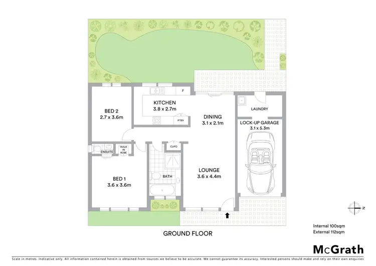 Floorplan of Homely villa listing, 2/92 Lord Street, Port Macquarie NSW 2444