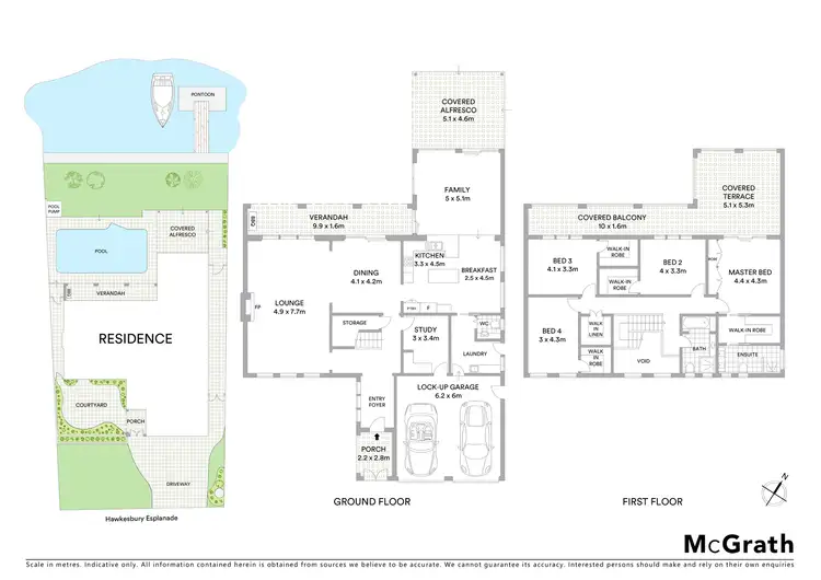 Floorplan of Homely house listing, 43 Hawkesbury Esplanade, Sylvania Waters NSW 2224