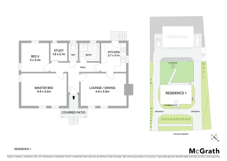 Floorplan of Homely house listing, 1 / 7 Faunce Crescent, O'connor ACT 2602