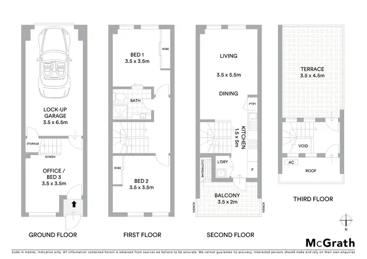 Floorplan of Homely townhouse listing, 3/2 Nelson Street, Balaclava VIC 3183
