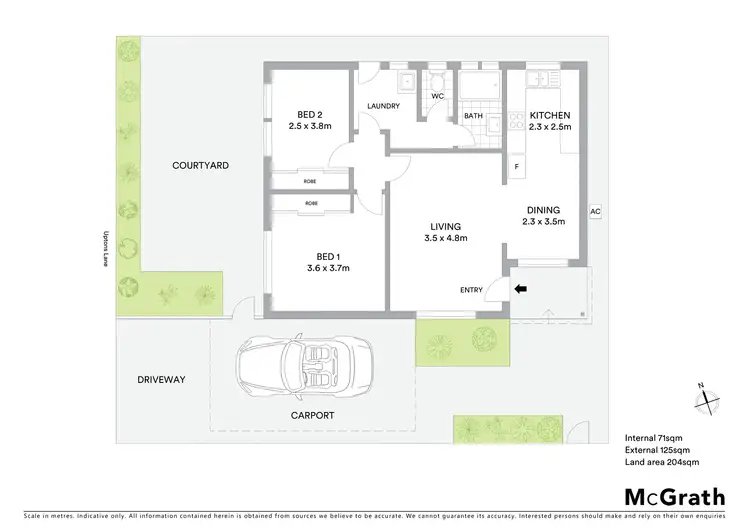 Floorplan of Homely unit listing, 5/73-75 Maud Street, Geelong VIC 3220