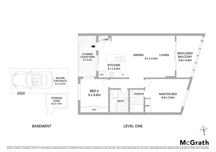 Floorplan of Homely apartment listing, 103/425 Liverpool Road, Ashfield NSW 2131