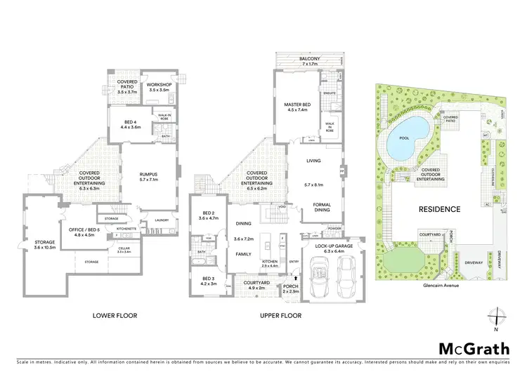 Floorplan of Homely house listing, 10 Glencairn Avenue, Indooroopilly QLD 4068
