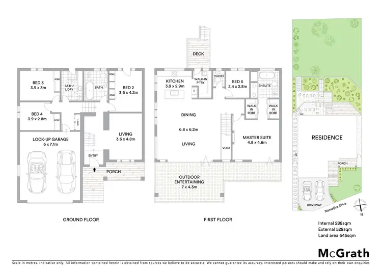 Floorplan of Homely house listing, 28 Namatjira Drive, Macmasters Beach NSW 2251