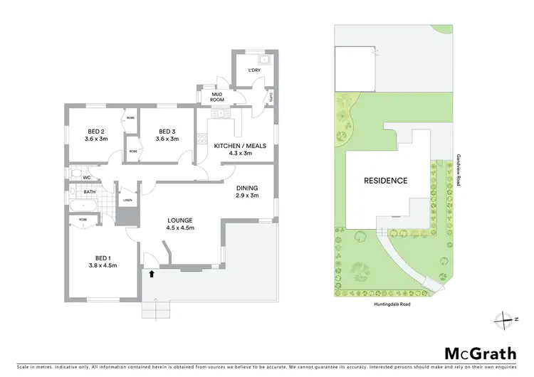 Floorplan of Homely house listing, 291 Huntingdale Road, Chadstone VIC 3148