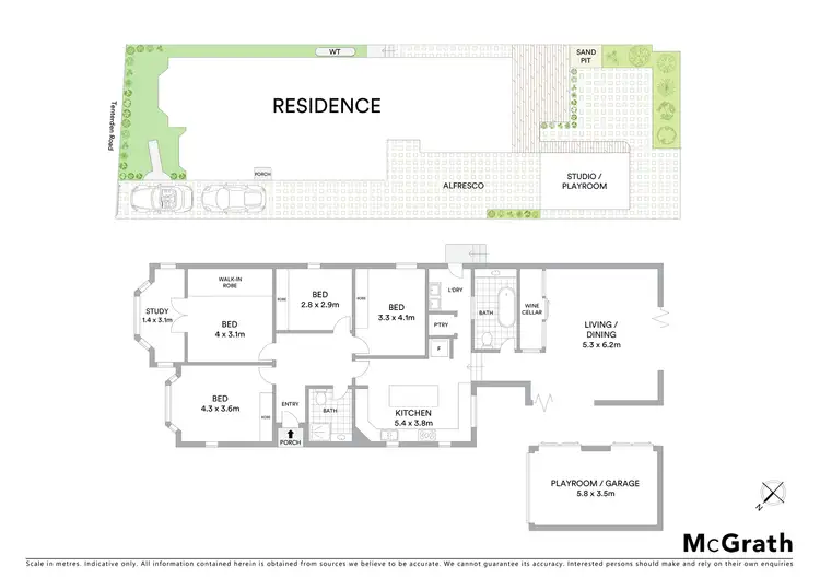 Floorplan of Homely house listing, 105 Tenterden Road, Botany NSW 2019