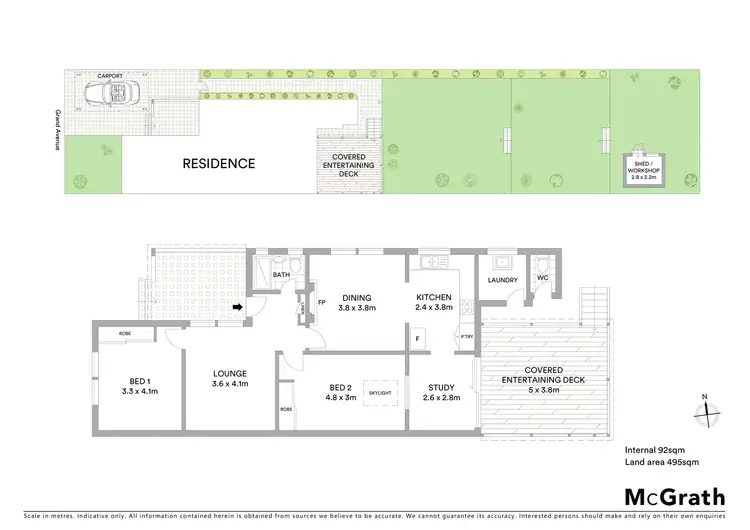 Floorplan of Homely house listing, 40 Grand Avenue, West Ryde NSW 2114