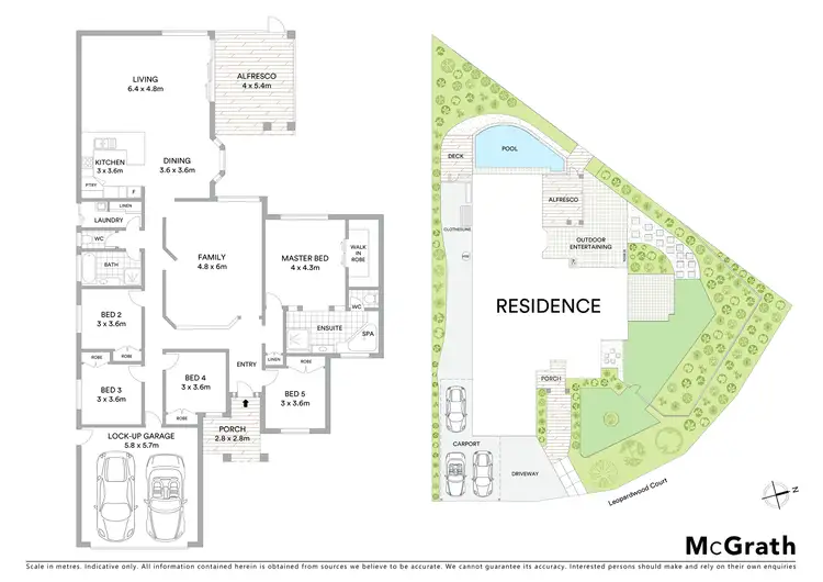 Floorplan of Homely house listing, 10 Leopardwood Court, Albany Creek QLD 4035