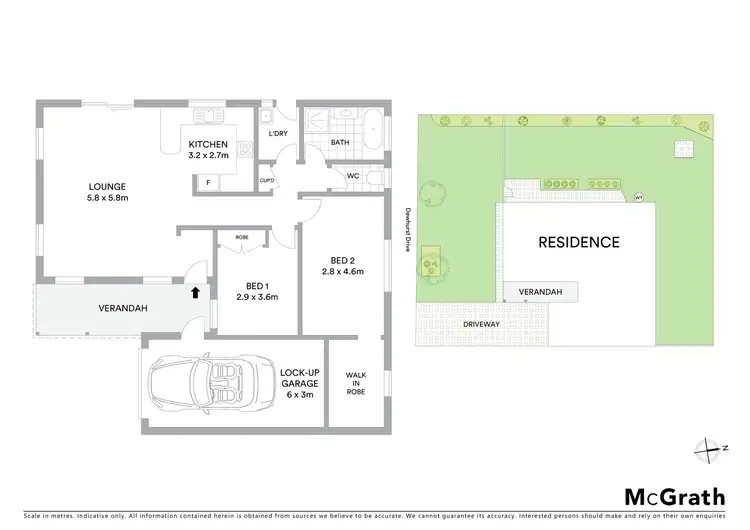 Floorplan of Homely unit listing, 2/56 Dewhurst Drive, Mudgee NSW 2850