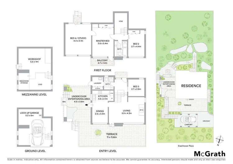 Floorplan of Homely house listing, 12 Eisenhower Place, Bonnet Bay NSW 2226