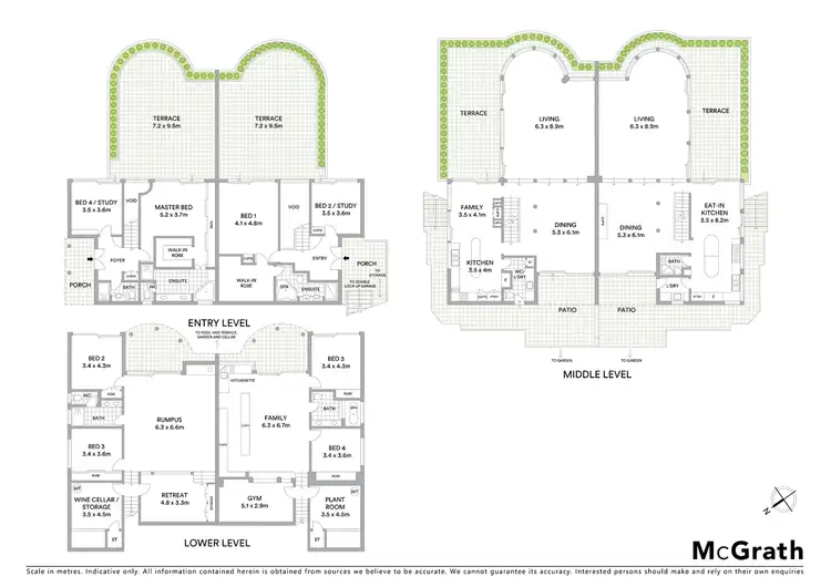 Floorplan of Homely semi-detached listing, 62 Arabella Street, Longueville NSW 2066