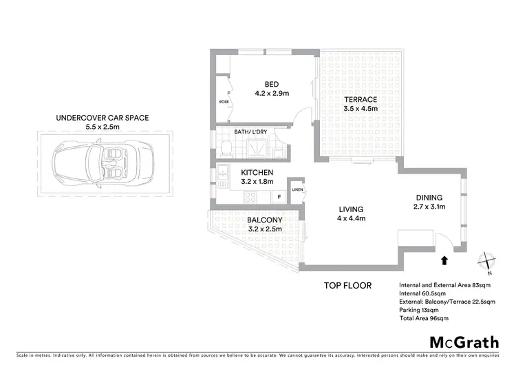 Floorplan of Homely apartment listing, 15/3 Mosman Street, Mosman NSW 2088