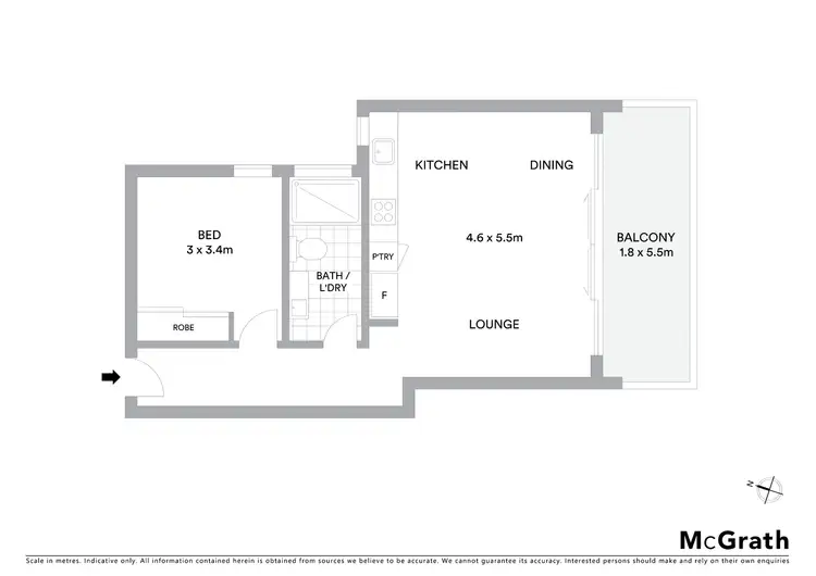 Floorplan of Homely apartment listing, 204/6 Duke Street, Windsor VIC 3181