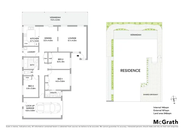 Floorplan of Homely villa listing, 2/20 Lagoon Street, Ettalong Beach NSW 2257
