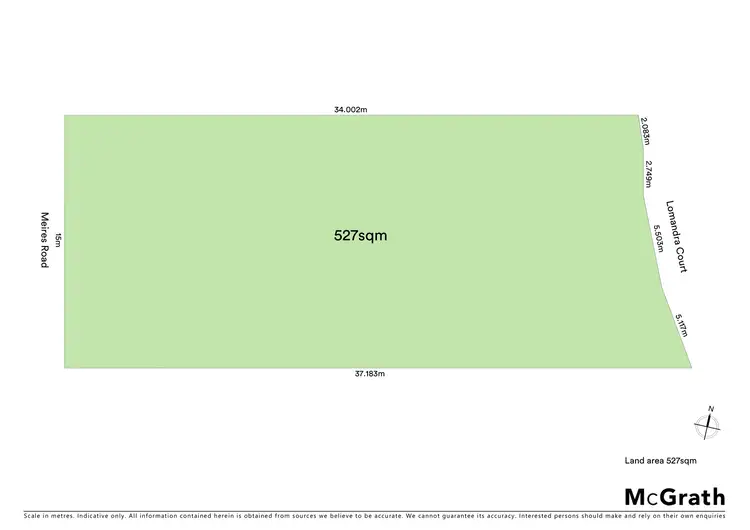 Floorplan of Homely land listing, 6 Lomandra Court, Indooroopilly QLD 4068