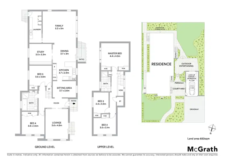 Floorplan of Homely house listing, 5A Cobac Avenue, Eastwood NSW 2122