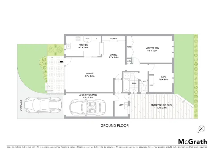Floorplan of Homely villa listing, 5/16-18 England Street, Brighton-le-sands NSW 2216